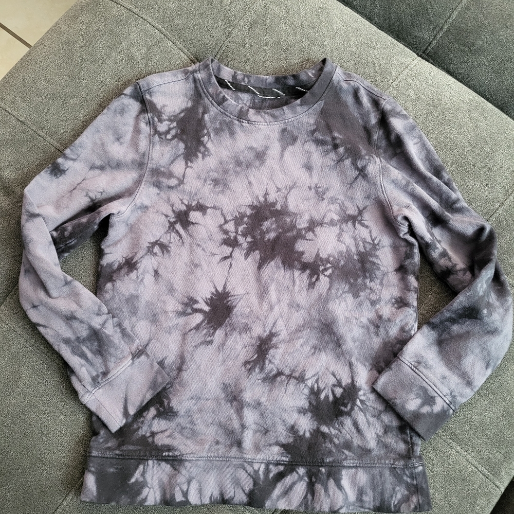Unisex Gray/Black The Dye Sweatshirt
